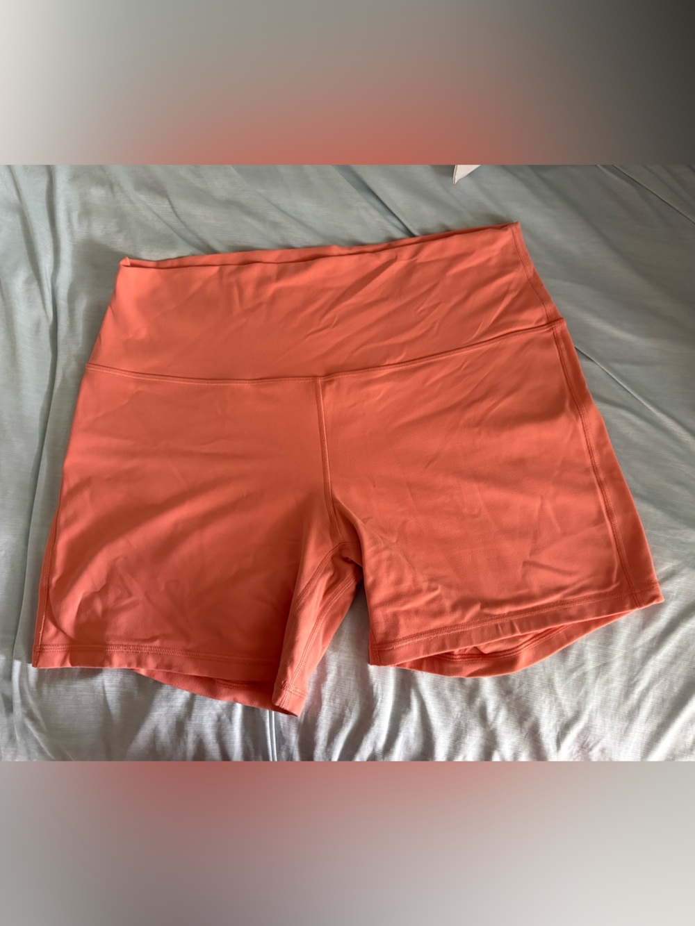 lululemon athletica High-Rise Bike Shorts - Coral Peach